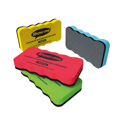 Show-me Magnetic Whiteboard Eraser Assorted (Pack of 4)