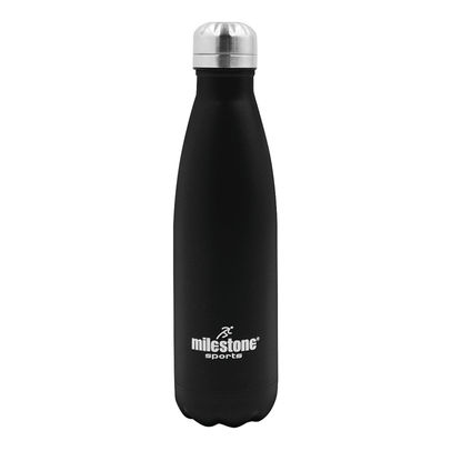 500ml Black Bottle Double Walled Stainless Steel Drinking Bottle