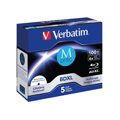 Verbatim BDXL 100GB M-Disc (Pack of 5)