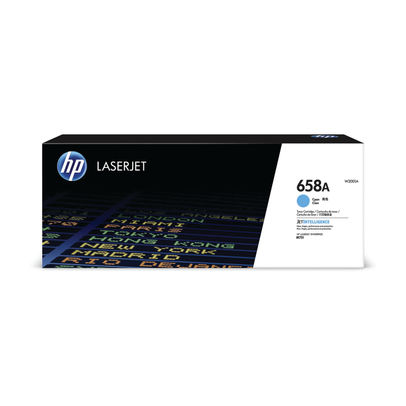 HP 658A LaserJet Toner Cartridge Cyan - W2001A