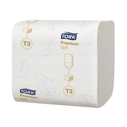 Tork T3 White Folded 2-Ply Toilet Tissues (Pack of 30)