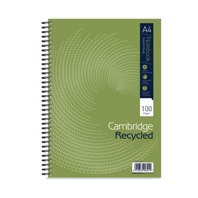 Cambridge A4 Recycled Wirebound Notebook (Pack of 5)