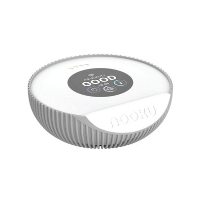 Nooku Mini Indoor Air Quality Monitor White/Grey