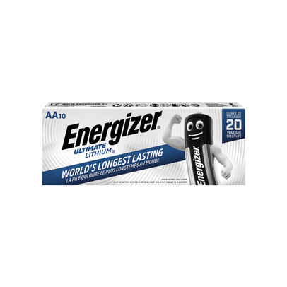 Energizer Ultimate Lithium AA Batteries (Pack of 10)