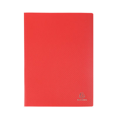 Exacompta Display Book 60 Pocket A4 Red (Pack of 8)