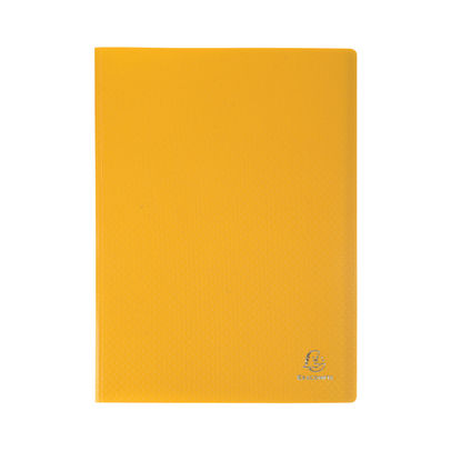 Exacompta Display Book 10 Pocket A4 Yellow (Pack of 25)