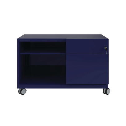 Bisley Caddy Right Hand 2 Drawer 900x490x563mm Oxford Blue