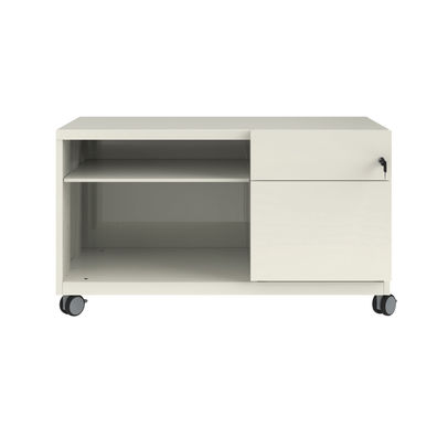 Bisley Caddy Right Hand 2 Drawer Chalk White 1000x490x563mm