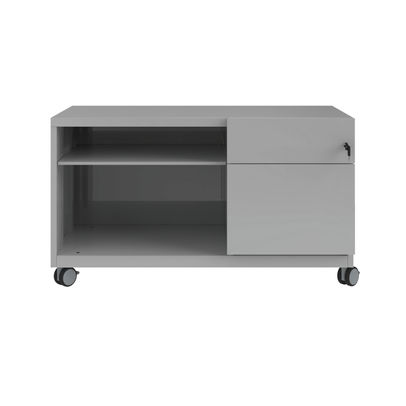 Bisley Caddy Right Hand 2 Drawer 1000x490x563mm Goose Grey