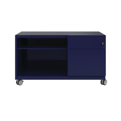 Bisley Caddy Right Hand 2 Drawer 1000x490x563mm Blue