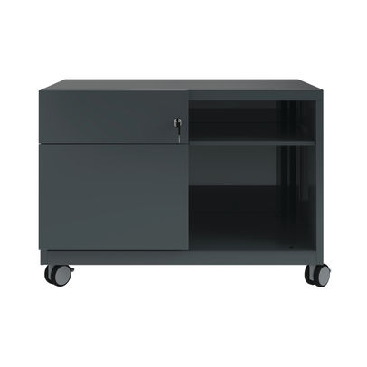 Bisley Caddy Left Hand 2 Drawer 800x490x563mm Anthracite Grey