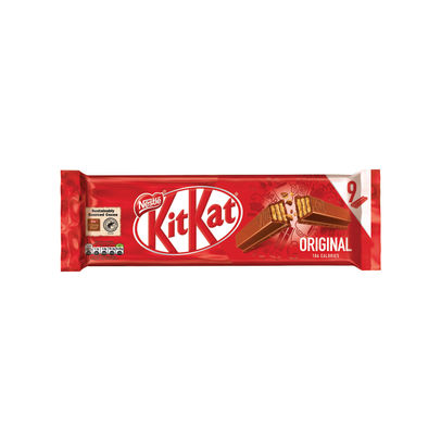 Nestlé Milk Chocolate 2-Finger KitKat Bar (Pack of 9)