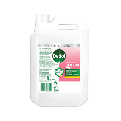 Dettol Pro Cleanse Antibacterial Hand Wash Soap Citrus 5L