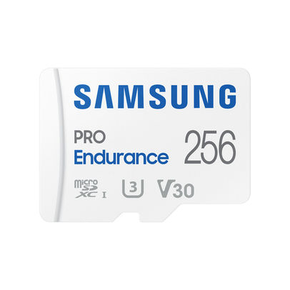 Samsung PRO Endurance MicroSDXC Card UHS-I Class 10 256GB White