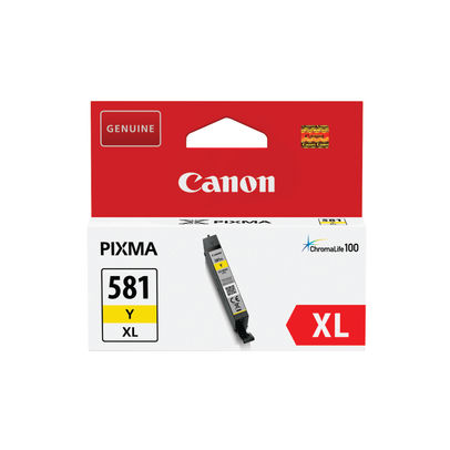 Canon CLI-581XL Yellow High Capacity Ink Cartridge - 2051C001