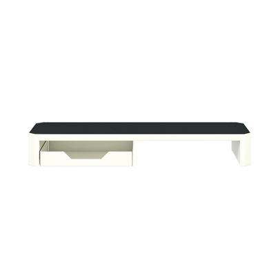 Bisley Platform Large Monitor Stand 750x235mm Chalk White