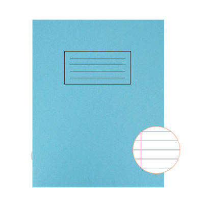 Silvine Blue 229x178mm Ruled Exercise Books (Pack of 10)