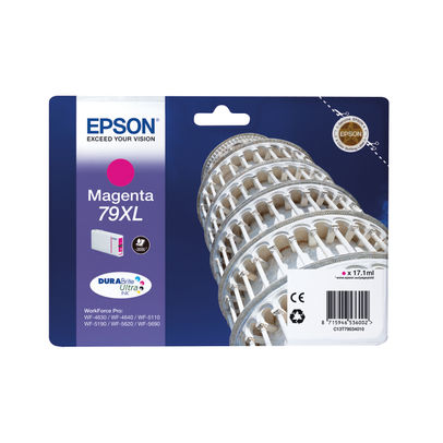 Epson 79XL High Capacity Magenta Ink Cartridge - C13T79034010