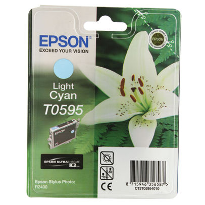 Epson T0595 Light Cyan Ink Cartridge - C13T05954010