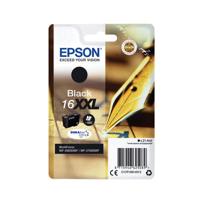 Epson 16XXL Extra High Capacity Black Ink Cartridge - C13T16814012