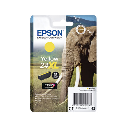 Epson 24XL Yellow Ink Cartridge - C13T24344012