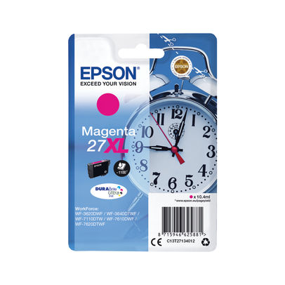 Epson 27XL Magenta High Capacity Ink Cartridge - C13T27134012