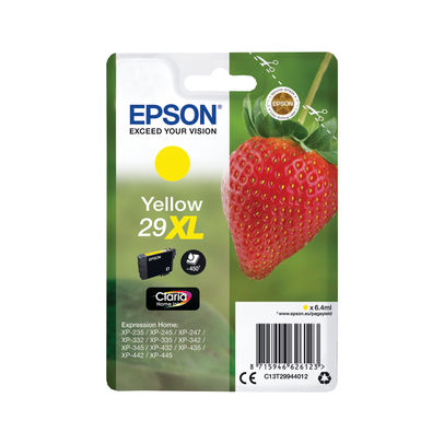 Epson 29XL High Capacity Yellow Ink Cartridge - C13T29944012