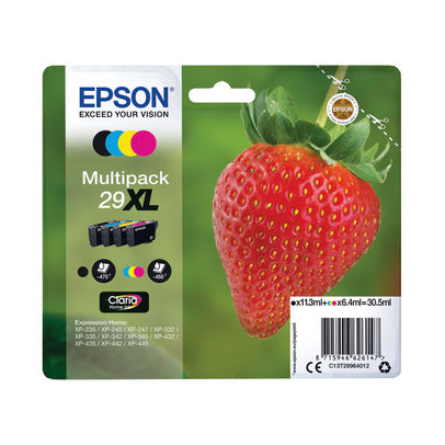 Epson 29XL CMYK High Yield Ink Multipack - C13T29964012