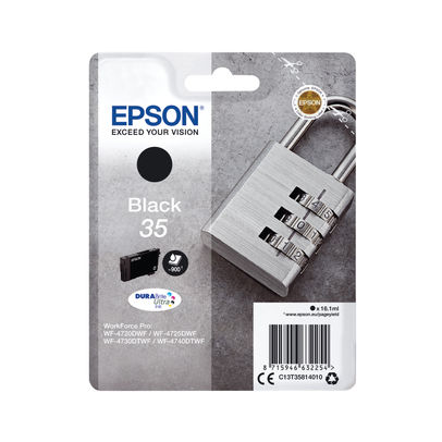 Epson 35 Black Ink Cartridge - C13T35814010