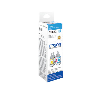 Epson T6642 70ml Cyan Ink Bottle - C13T664240