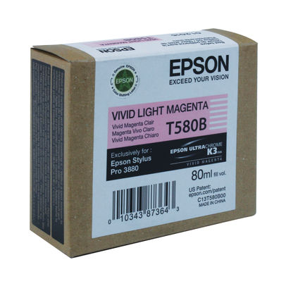 Epson T580B00 Vivid Light Magenta Inkjet Cartridge - C13T580B00