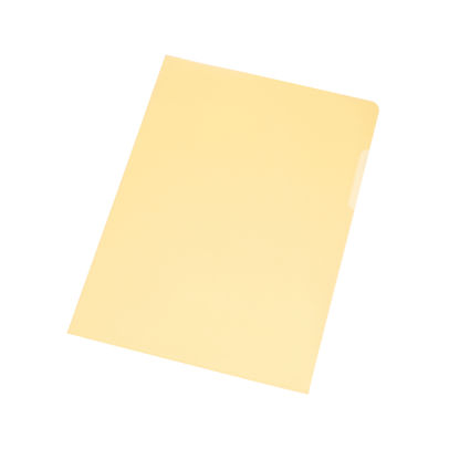 Q-Connect A4 Yellow Cut Flush Folder (Pack of 100)