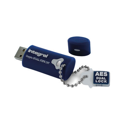 Integral Crypto Dual FIPS 197 Encrypted USB 3.0 Flash Drive 32GB