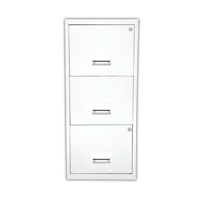 Pierre Henry 3 Drawer Maxi Filing Cabinet A4 930 x 400 x 400mm White