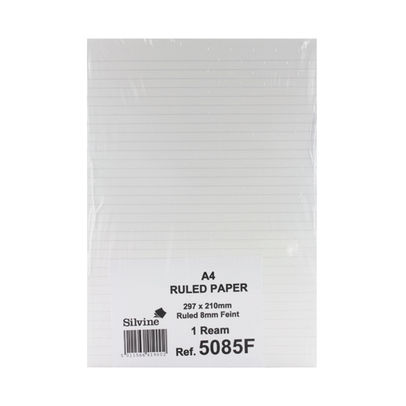 Silvine A4 Feint Ruled Paper (Pack of 500)