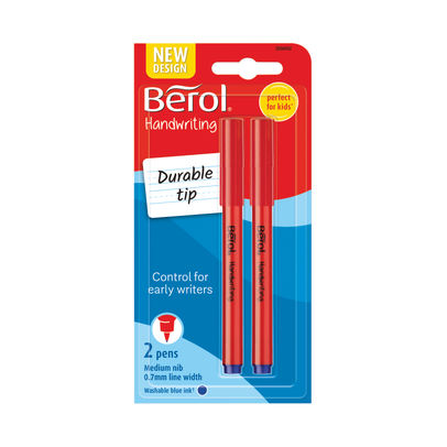 Berol Handwriting Blue Blister Pens (Pack of 24)