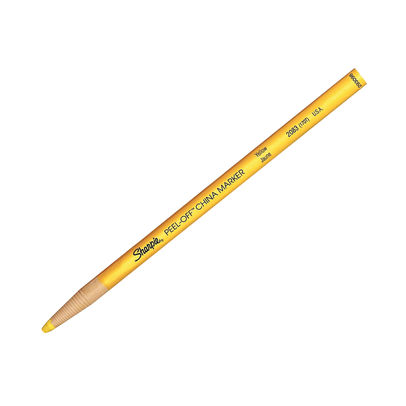 Sharpie Yellow China Pencil Markers (Pack of 12)