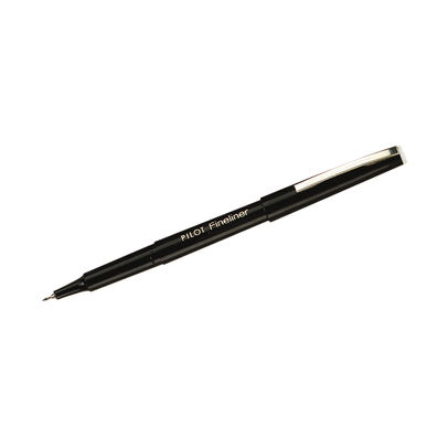 Pilot Fineliner Black Pens (Pack of 12)