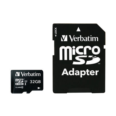 Verbatim Pro Micro SDHC Memory Card Class 10 UHS-I U3 32GB