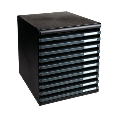 Exacompta Modulo with 10 Open Drawers A4 Eco Black/Green