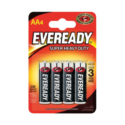 Eveready AA Super Heavy Duty Batteries (Pack of 4)