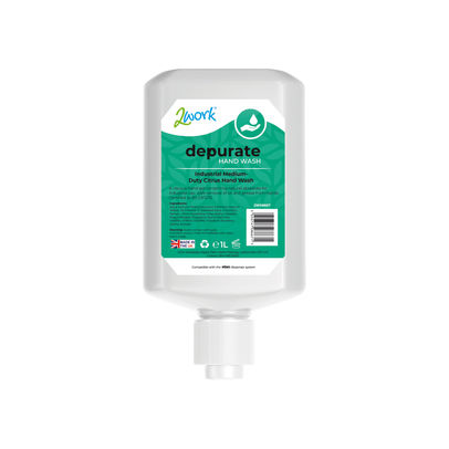 2Work Depurate Hand Soap Ind Anti-Bac 1L (Pack of 6)