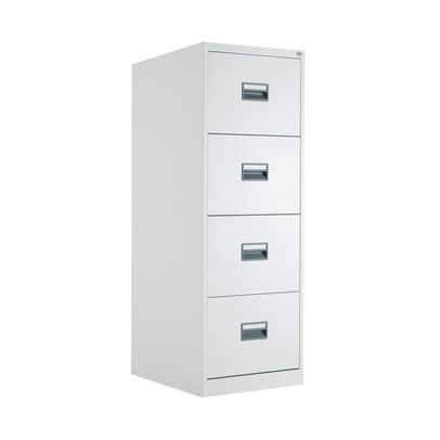 Talos H1300mm White 4 Drawer Filing Cabinet