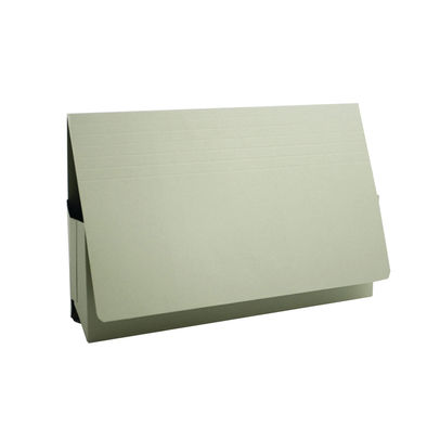 Guildhall Foolscap Green Probate Wallets 315gsm (Pack of 25)