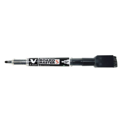 Pilot V-BoardMaster S Black Drywipe Markers (Pack of 10)