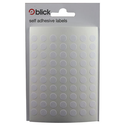 Blick White 8mm Round Label Bag (Pack of 9800)