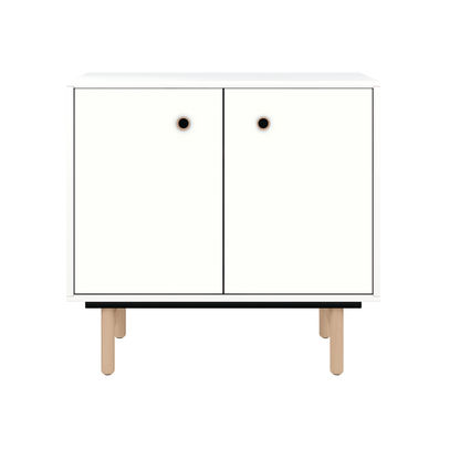 Bisley H783mm Bridge 2 Door Sideboard White Laminate Chalk White