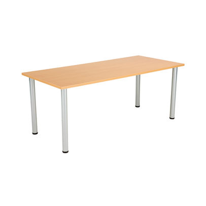 Jemini 1800x800mm Beech Rectangular Meeting Table