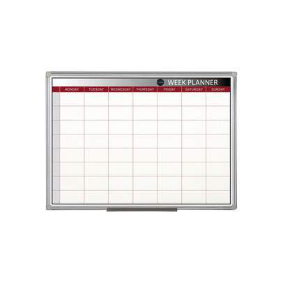 Bi-Office 900 x 600mm Magnetic Week Planner