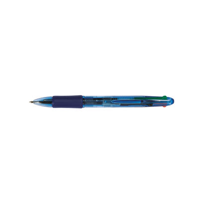 Q-Connect Retractable Ballpoint Pen 4 Colour (Pack of 10)